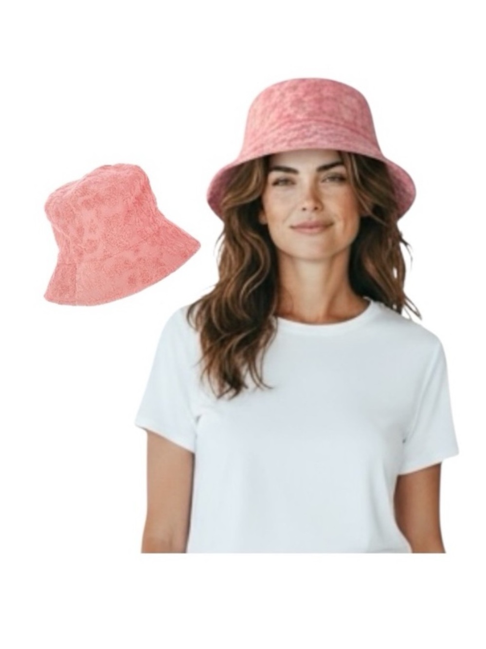 No Boundaries Coral Bucket Hat